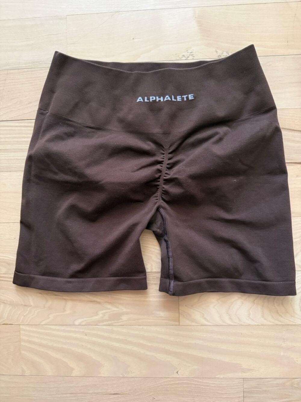 Alphalete Brown Biker Shorts